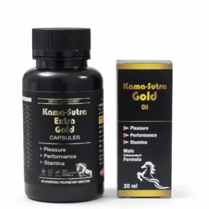 herbal wellness kit capsules and massage oil