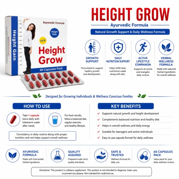 Herbal growth wellness formula capsules