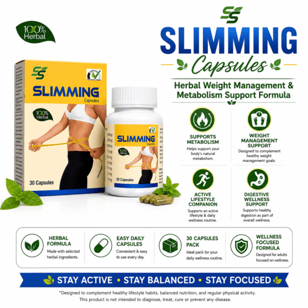 Slimming Capsules herbal weight management and metabolism support formula A+ content image