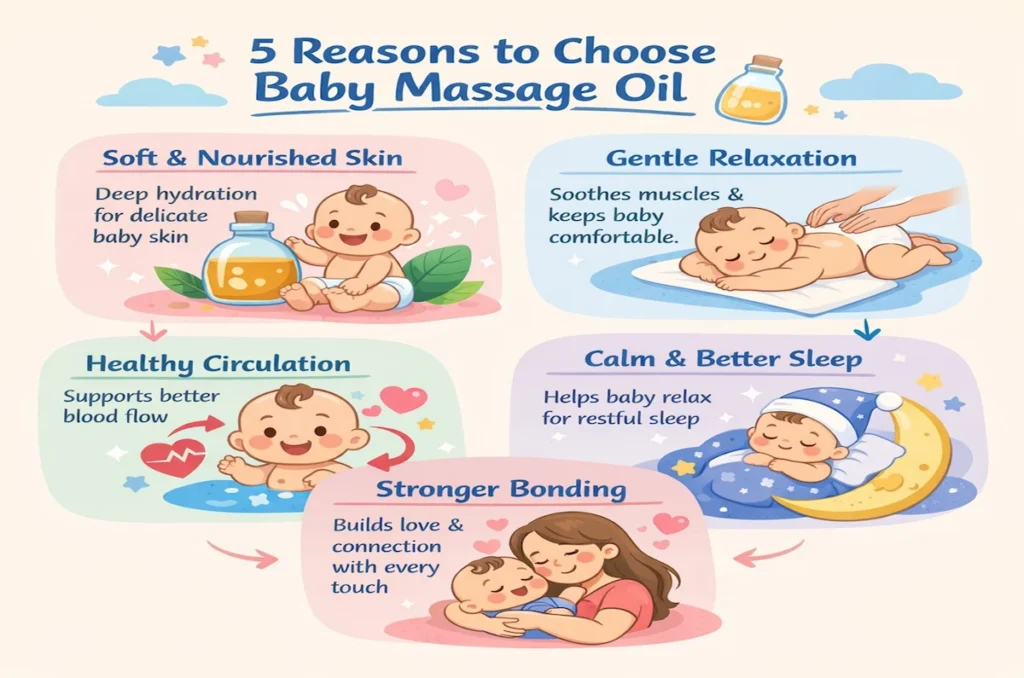baby massage oil for healthy growth