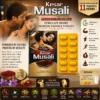 Kesar Musali premium herbal wellness capsules lifestyle presentation