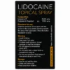 Lidocaine Spray for External Use
