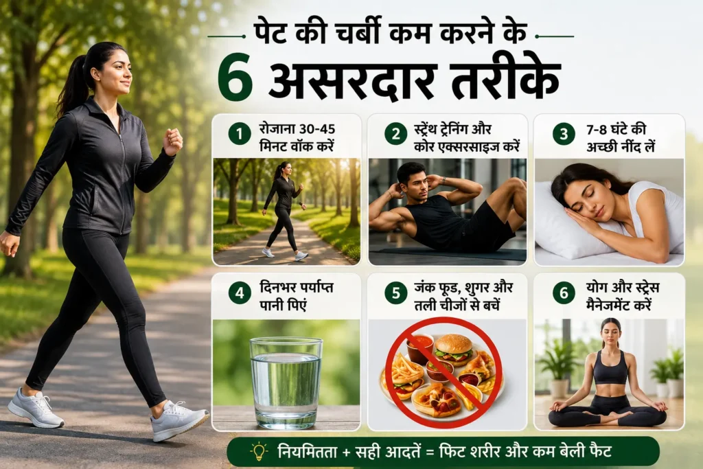 pet ki charbi se chhutkar pane ke tarike