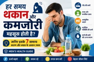 पुरुषों में कमजोरी महसूस होने के सामान्य कारण