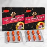 Ras Titanik Gold Combo Pack with 2 Boxes and 12 Capsules Total