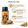 How to use XXL Capsule Stamina Booster for Men with daily dosage, lukewarm milk or water, and regular use instructions for best results.