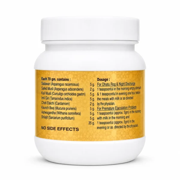 Veerya Paushtik Churan ingredients and dosage